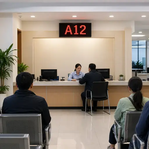 请在这里等一下，直到我叫到你的名字。