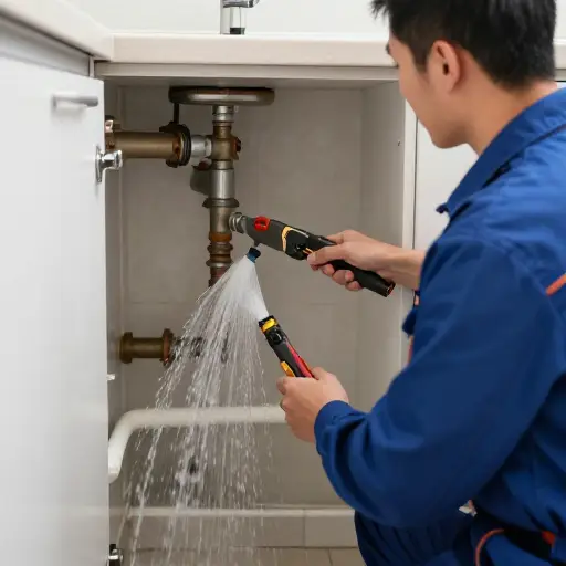 管道工什么时候来修理爆裂的管道？