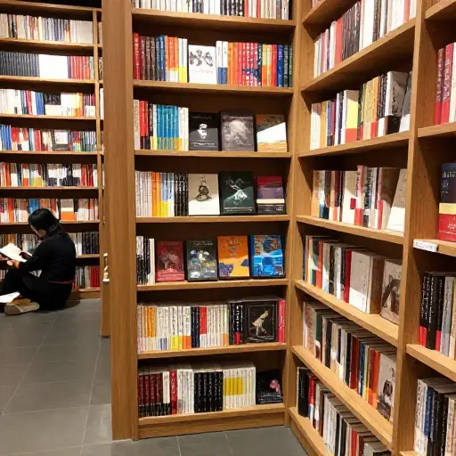 书店的这个区域服务于小众兴趣。
