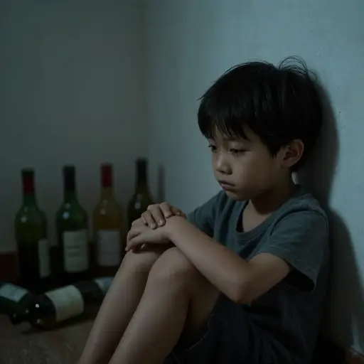 有嗜酒父母的孩子常常有困难的童年。