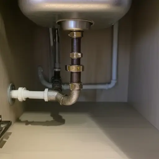 我们需要更换水槽下面生锈的金属配件。