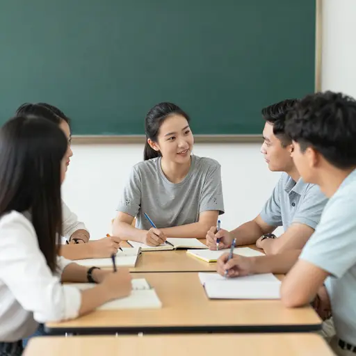 首先我们谈论了一个常见话题，比如学校活动。