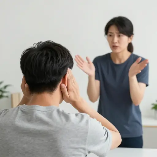试图和他讲道理没用；他从不听。