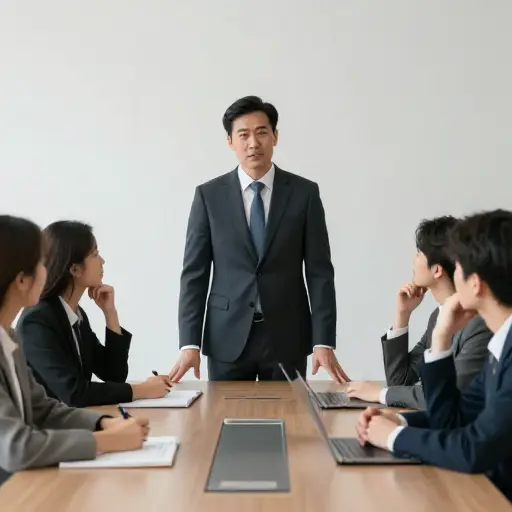 年轻员工常常对那位经验丰富的首席执行官心怀敬畏。