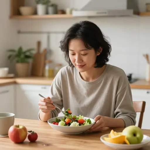 我想通过吃得更健康来减轻体重。