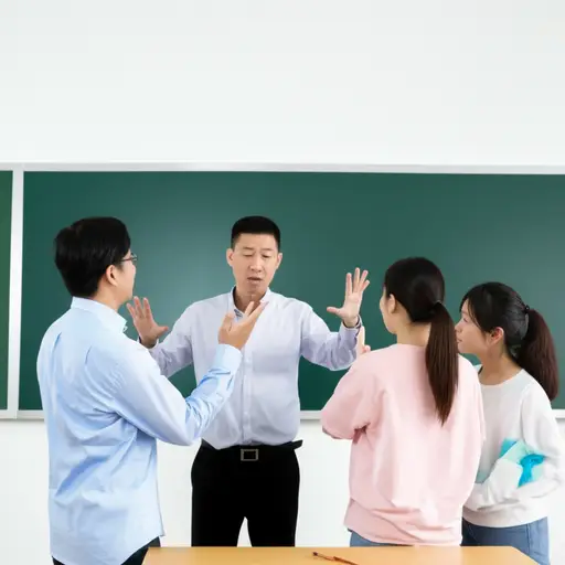 老师否认了学生对他偏心的指控。