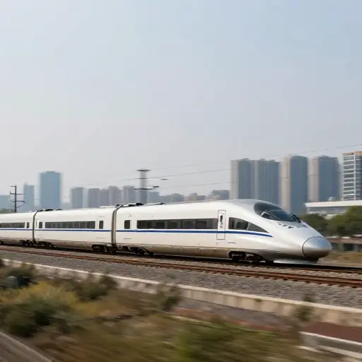 这列高速火车可以在两小时内跑完两座城市之间的距离。