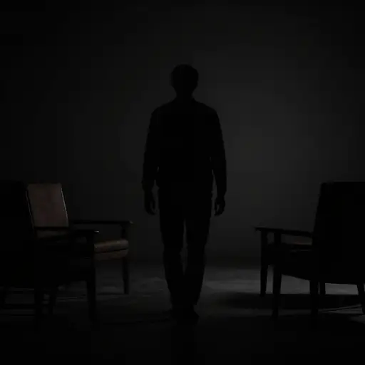 我在黑暗中不停地撞到东西。