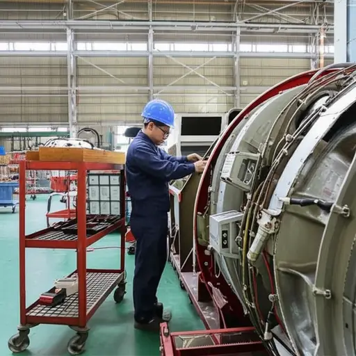 他在航空器工程领域工作了十年。