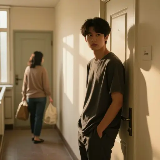 忘记带钥匙的人是我。
