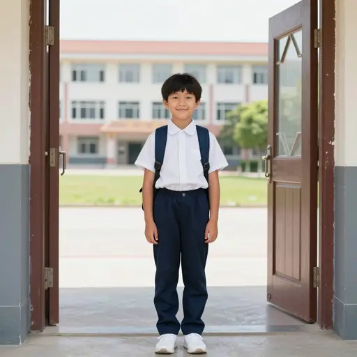 我的表姐是一名学生。
