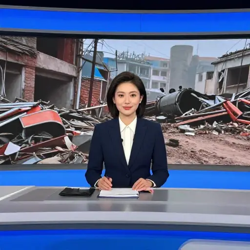 新闻广播以关于地震的突发报道开头。