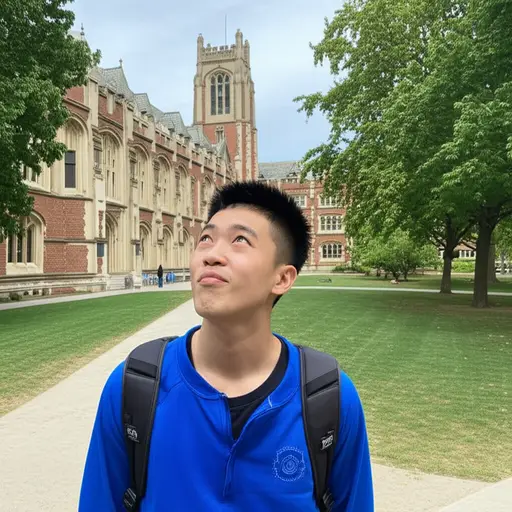 我弟弟梦想着有一天能进入普林斯顿大学学习。