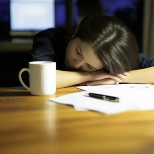 缺乏睡眠可能导致了她的注意力不集中。
