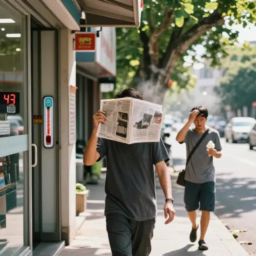 天气预报显示今天会有异常高温，比往年同期高出10度。