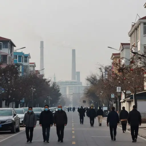 该社区每天都在与空气污染作斗争。