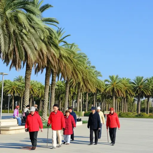 许多老年人喜欢在南方过冬。