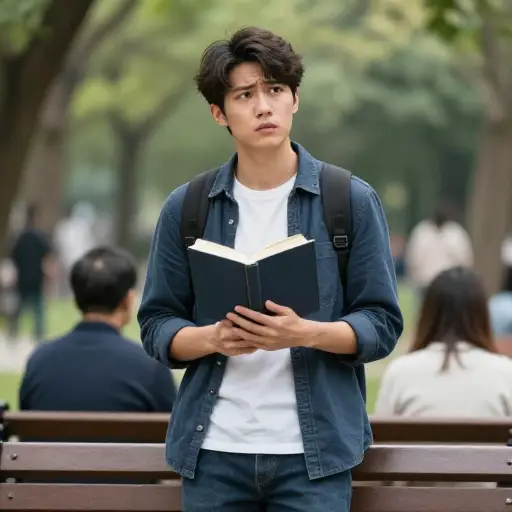 他给了我这本书，但我完全不知道他是谁。