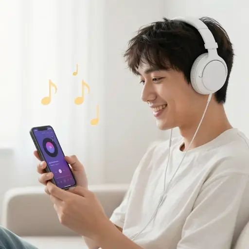 我昨天下载了一首好听的曲子。