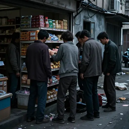 许多人被逼到绝望，转而靠偷窃为生。