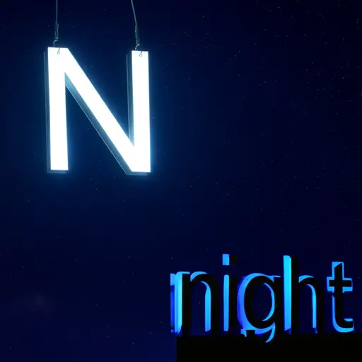 单词'night'以字母N开头。
