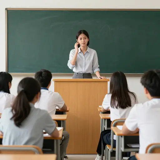 老师发现很难让她的班级保持秩序。