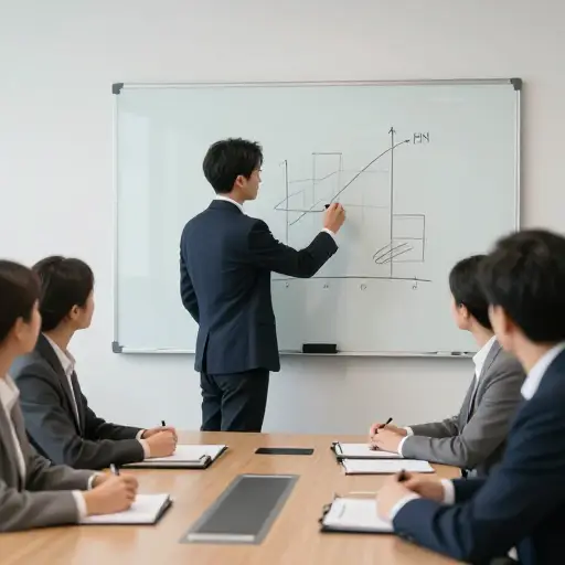 他在会议上简要描述了提案的粗略大纲。