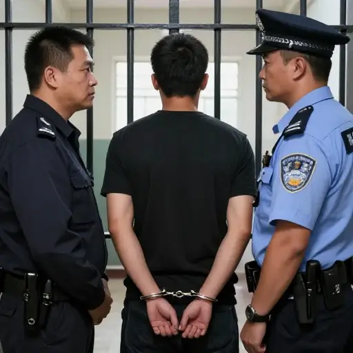 警察假设他在撒谎，所以把他关进了监狱。