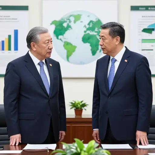 在环境政策上，这两位领导人的意见完全不一致。