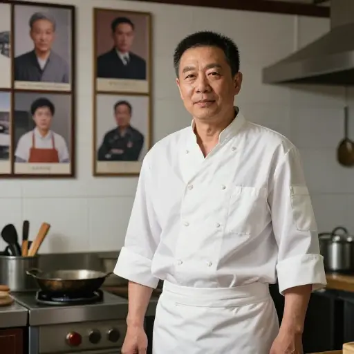 这位厨师出身于一个著名的烹饪家族。