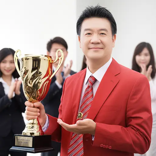 经过多年的努力，他终于得到了应有的回报。