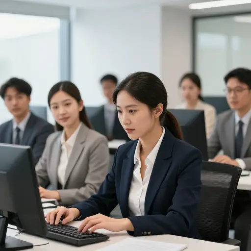 在她的同事们看来，她是一位真正的专业人士。