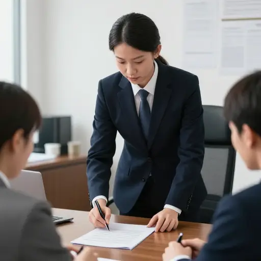 这份协议是在一位律师在场的情况下签署的。