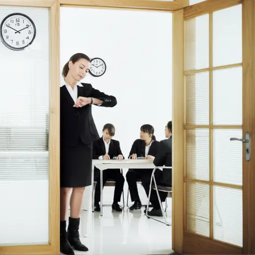 在商务会议中，正确的礼仪要求你准时到达。
