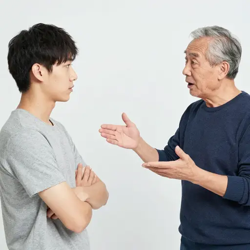 我没有理会他的建议。