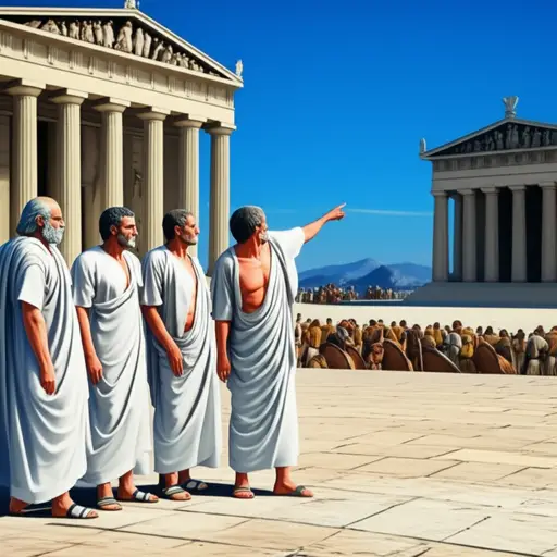 古代希腊人认为北方部落是未开化的野蛮人。