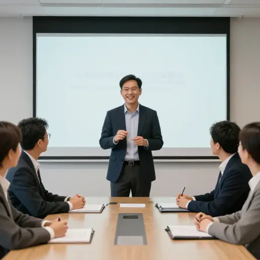 在演示过程中，他讲了个笑话来缓解紧张气氛。