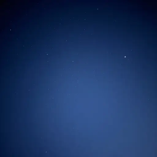 星星在夜空中闪烁。