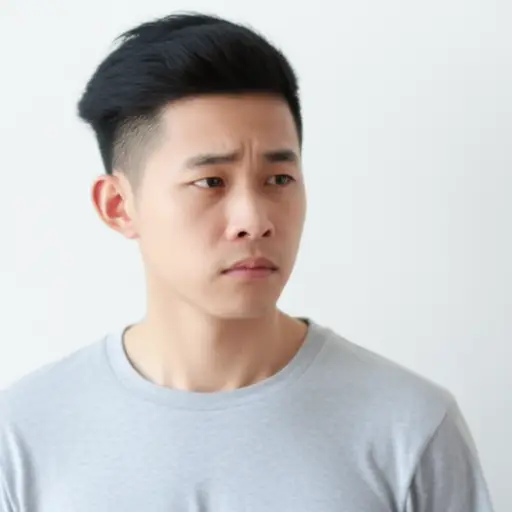 他脸上的表情是他感到困惑的最明显标志。