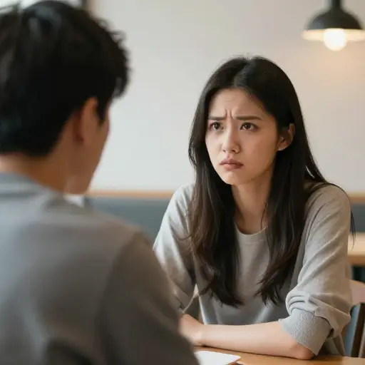她觉得他的问题不礼貌且冒昧。