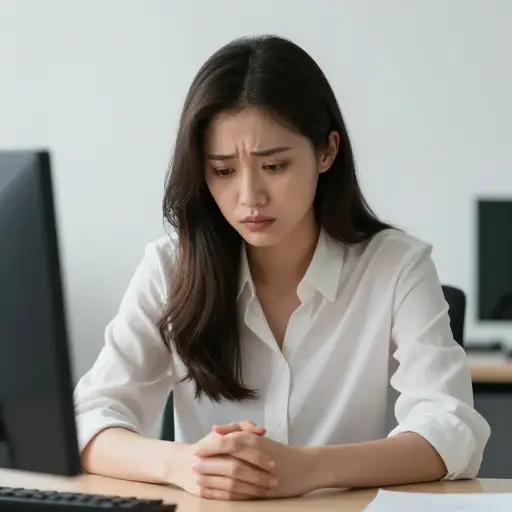 她承认自己犯了一个错误。