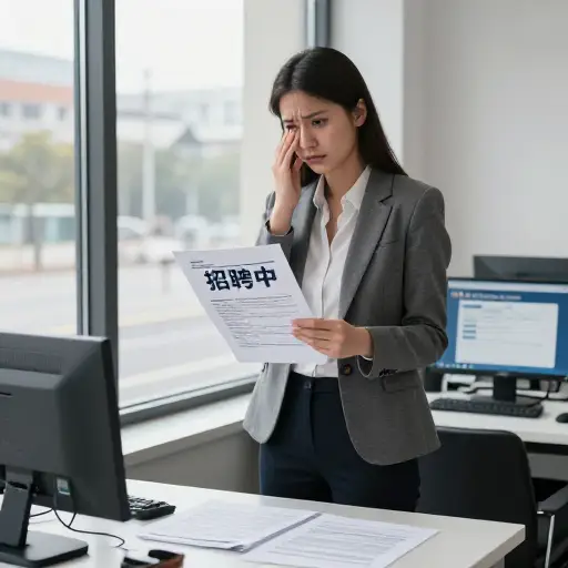 我担心我们无法找到人来做这份工作。