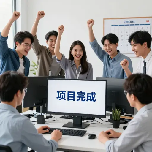 我们比原计划提前完成了这个项目。