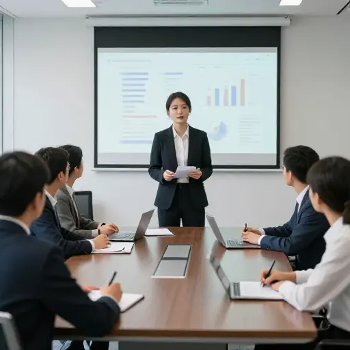 我们经理每周举行简报会，让我们了解最新动态。