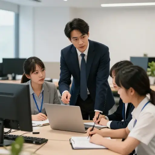 我的主要职责是在第一周监督新来的实习生。