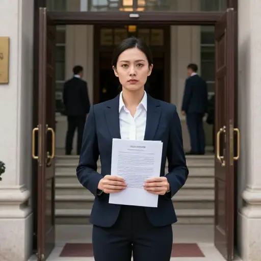 她因被不公正解雇而对她的前雇主提起了法律诉讼。