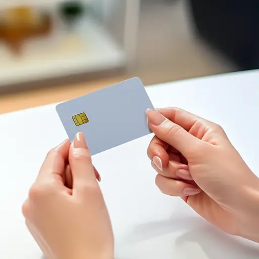 她是这张信用卡的持有人。