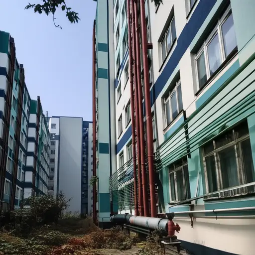 这栋新公寓有中央供暖系统。
