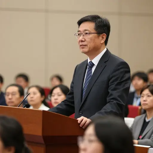 他的演讲真正令人印象深刻，让观众肃然起敬。