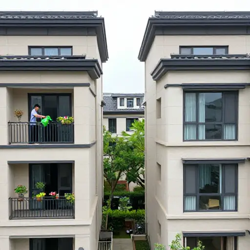 事实上，我曾经住在他隔壁。